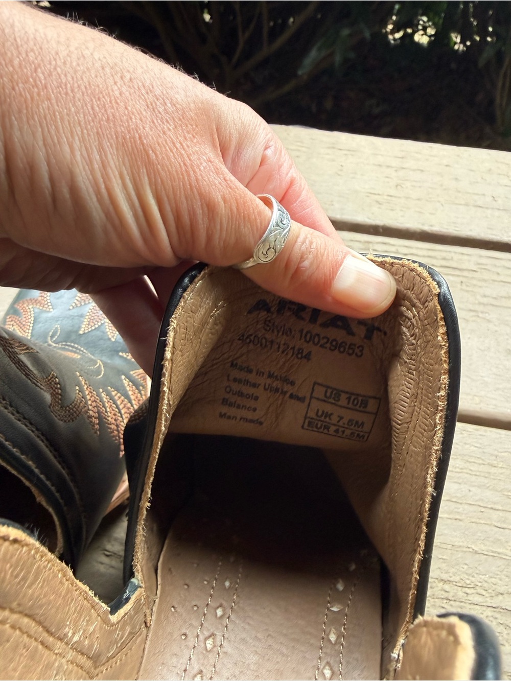 Women’s Ariat Dixon ankle boots size 10 - Picture 7 of 9
